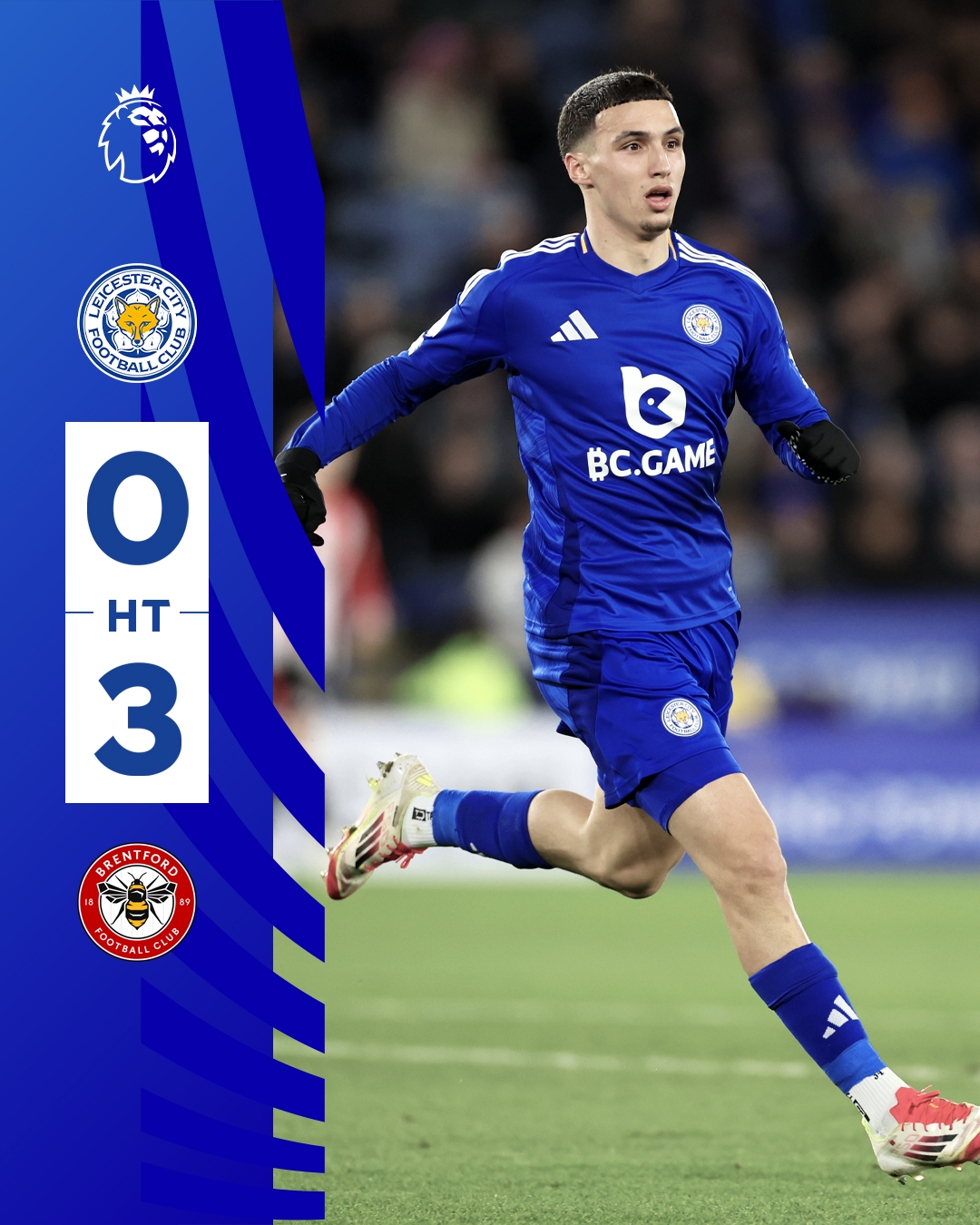 半場0-3！萊斯特若不進(jìn)球輸球，將主場6連敗0進(jìn)球創(chuàng)歷史最糟戰(zhàn)績