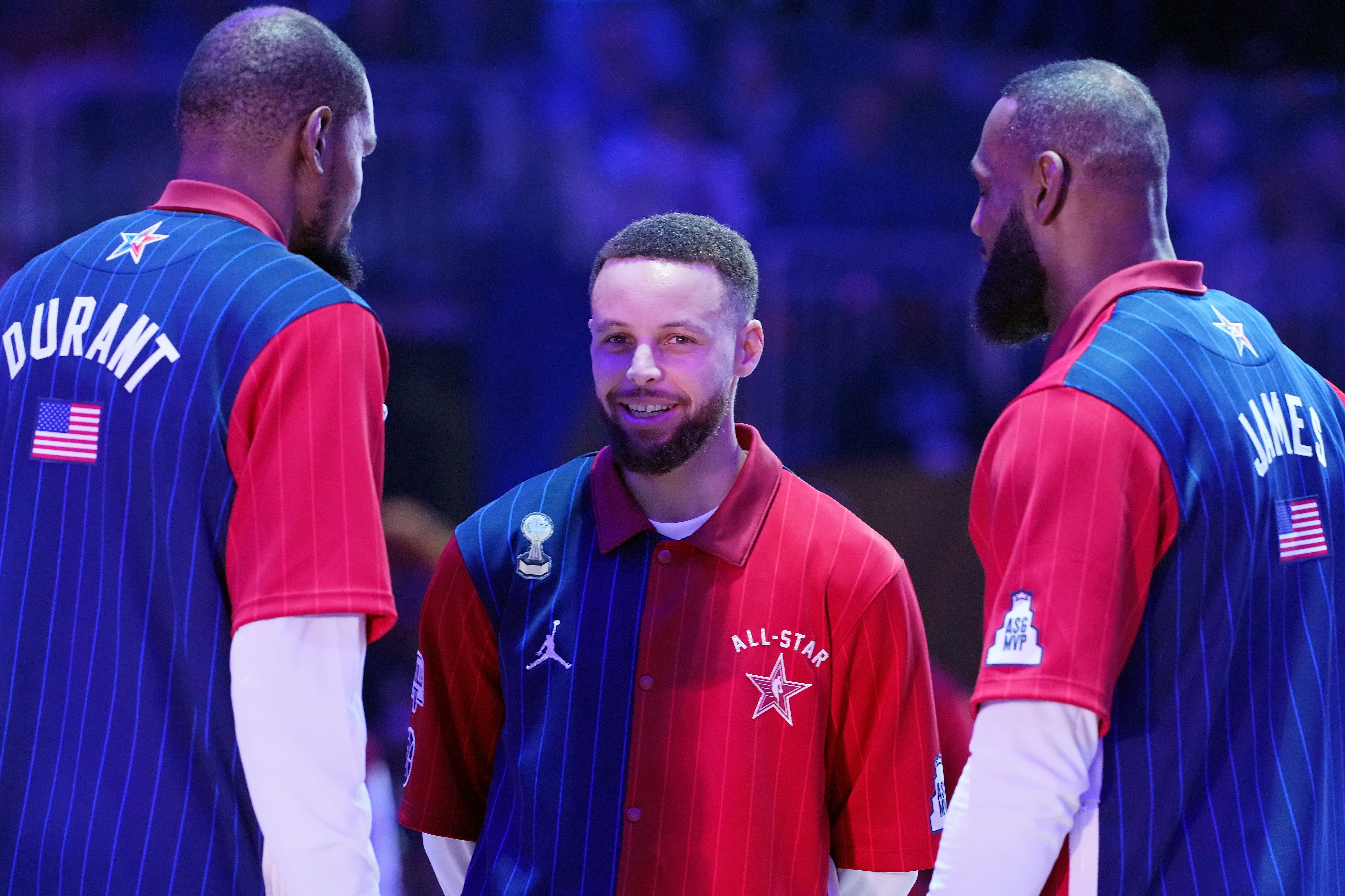  美國(guó)隊(duì)！NBA全明星正賽選人：詹杜庫(kù)眉+哈登+綠軍雙探花同隊(duì)